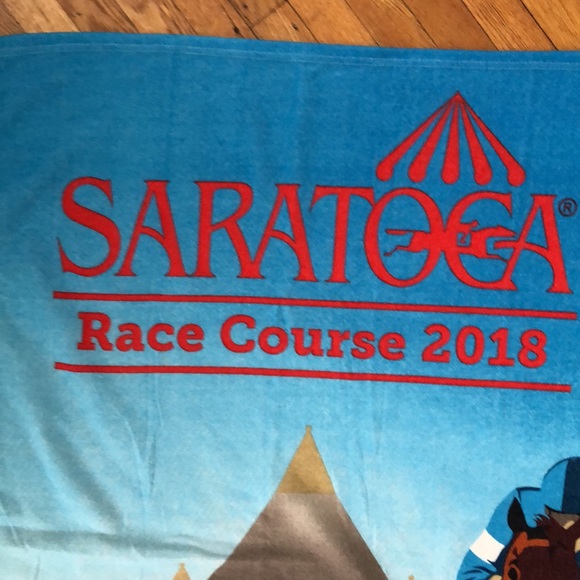 Saratoga Race Course 2018 Fleece Blanket Ford Promo - Picture 3 of 5